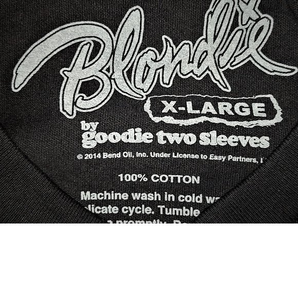 Debbie Harry Blondie 1978 One Way Or Another punk rock Official T-shirt XL NWT - Picture 4 of 4